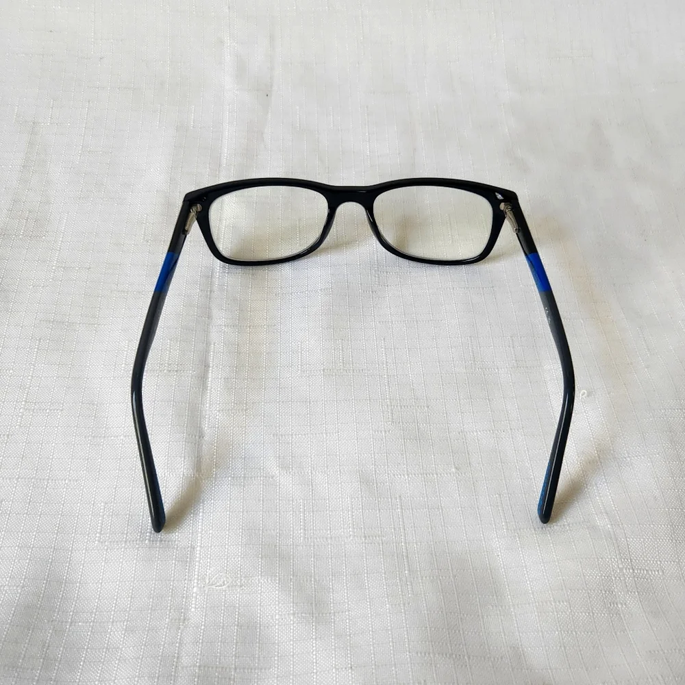 Nike Youth Unisex 5538G 013 49-17 (L) 135 Eyeglasses Navy Blue gray multicolored